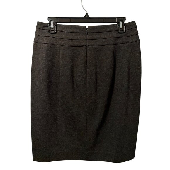 Cabi Womens Pencil Skirt Size 4 Charcoal Gray Rayon Blend skirt - Picture 5 of 12